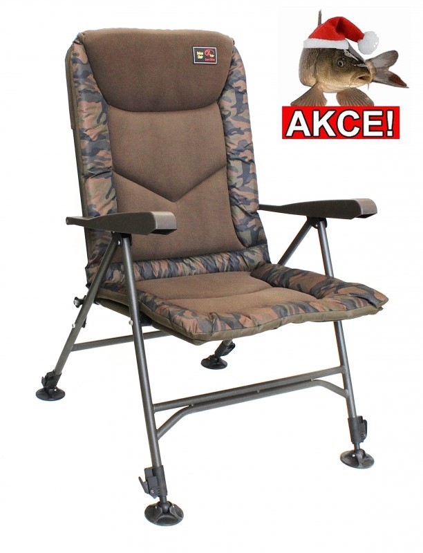 VÁNOČNÍ AKCE Zfish Křeslo Deluxe Camo Chair