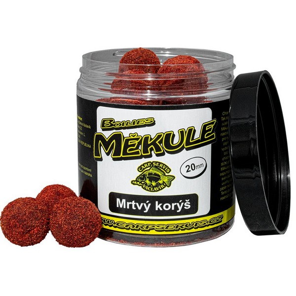 Boilies Měkule - 140 g/20 mm/Mrtvý korýš