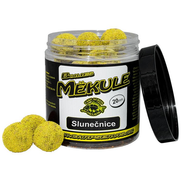 Boilies Měkule - 140 g/20 mm/Slunečnice