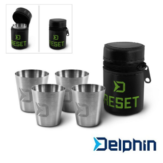 Set nerezových pohárků Delphin RESET 4v1