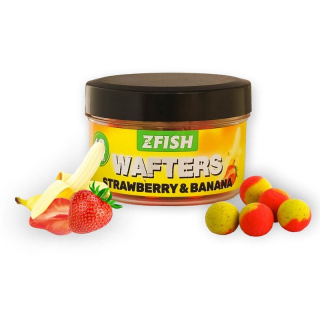 ZFISH Vyvážené Boilies Balanced Wafters 12mm Příchuť Strawberry-Banana